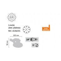 Ponceuse orbitale - GP GP4632 - 2,5 mm - pneumatique - ø 150 mm