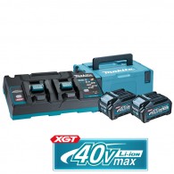 Pack batteries - MAKITA 191U00-8 - 2 x BL4040 - 40 V - 4,0 Ah - double