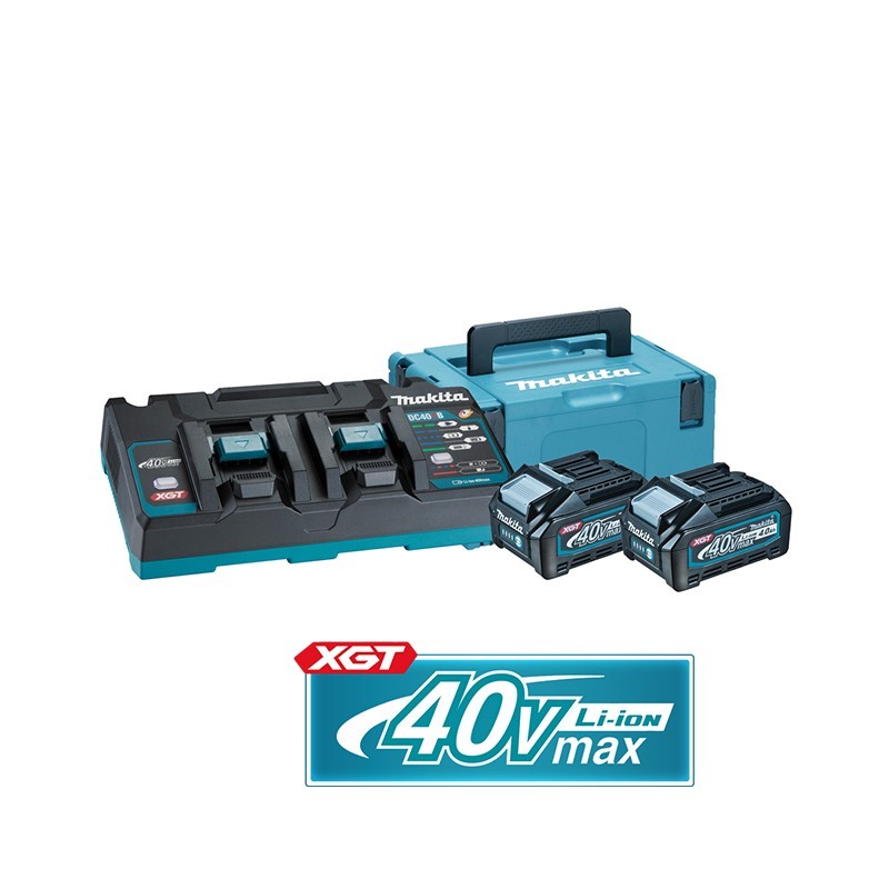 Pack batteries - MAKITA 191U00-8 - 2 x BL4040 - 40 V - 4,0 Ah - double