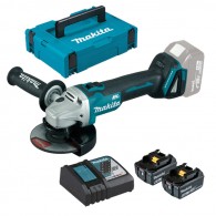 Lot meuleuse/pack 6A - MAKITA DGA506ZJ - 18 V Li-ion - 6,0 Ah