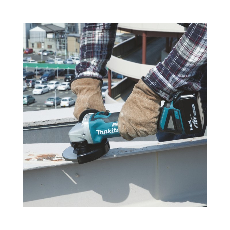 Lot meuleuse/pack 6A - MAKITA DGA506ZJ - 18 V Li-ion - 6,0 Ah