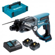 Lot perforateur-burineur/pack 6A - MAKITA DHR202ZJ - 18 V Li-ion - 6,0