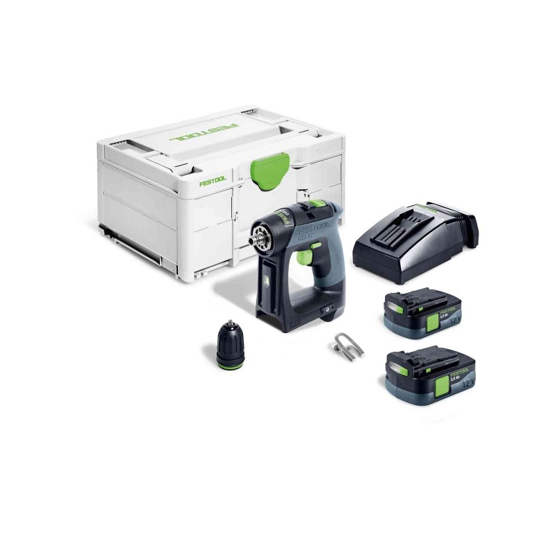 Perceuse-visseuse - FESTOOL CXS 12 Plus 576864 - 12 V Li-ion - 2,5 ah
