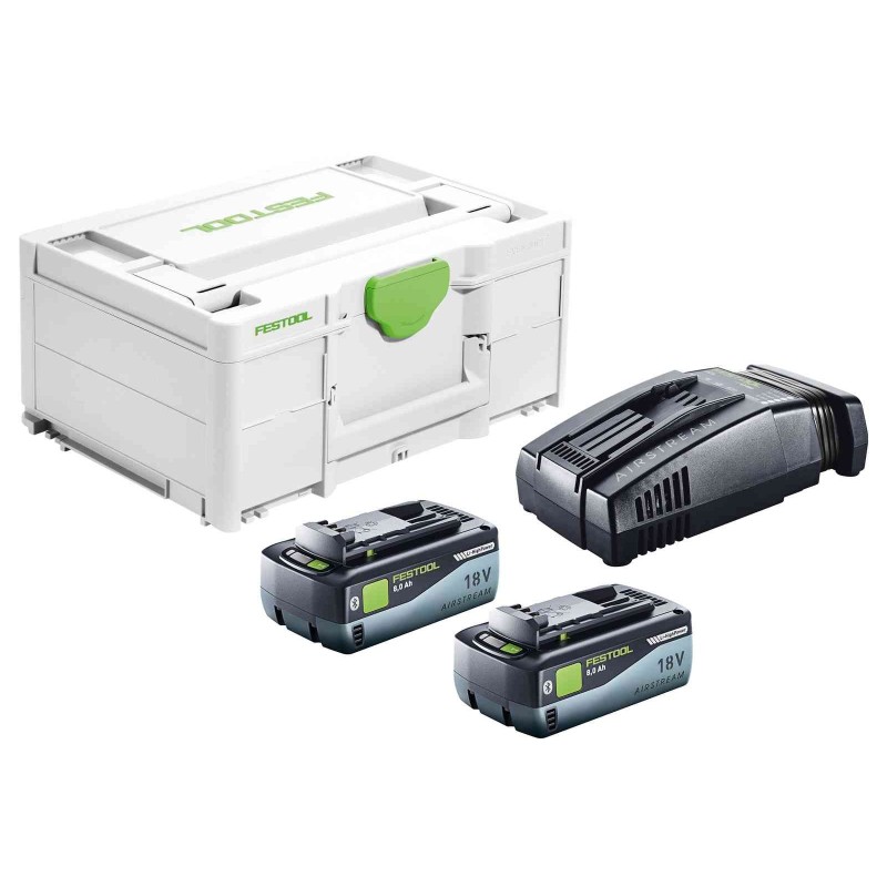 Set energie SYS 18V 2x8.0/SCA16 - FESTOOL 577327 - 8,0 Ah Set energie SYS 18V 2x8.0/SCA16 - FESTOOL 577327 - 8,0 Ah