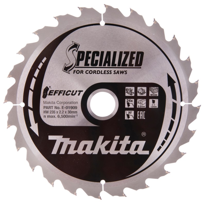 Lame carbure - MAKITA E-01909 - Ø 235x2,2/1,5x30 Z24ALT