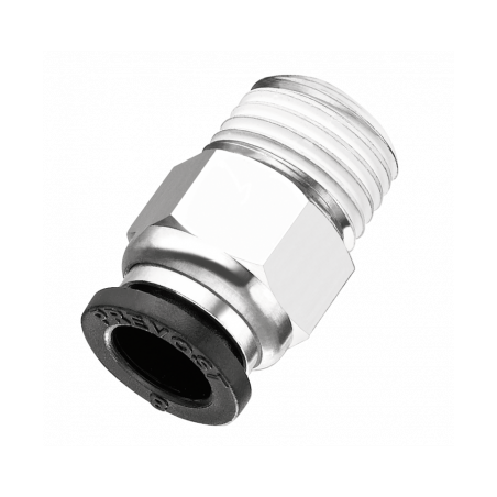 Raccord droit - PREVOST RPDMR0603 - Ø 6 mm - 1/2 Gaz