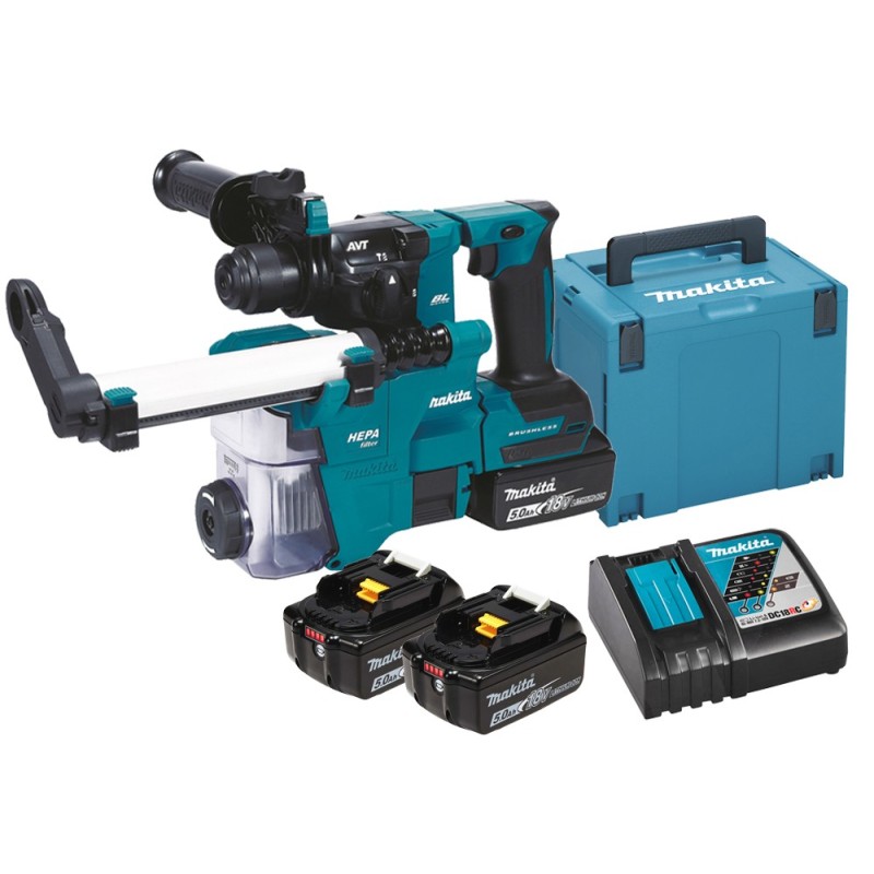 Perforateur - MAKITA DHR183RTWJ - 1,7 J - béton Ø 18 mm - 18 V