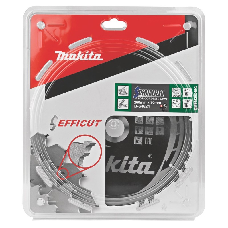 Lame carbure - MAKITA B-67262 - Ø 305x30mm Z80ALT