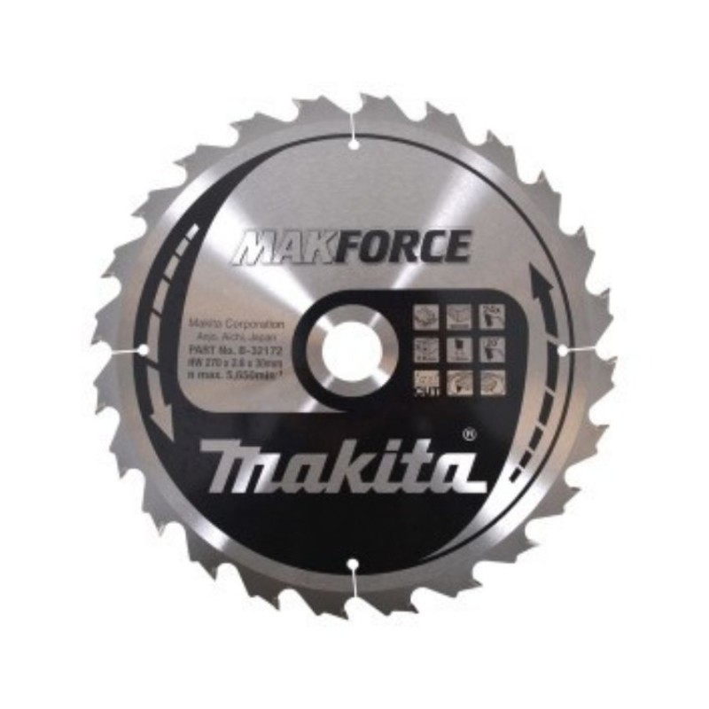 Lame carbure - MAKITA B-67262 - Ø 305x30mm Z80ALT
