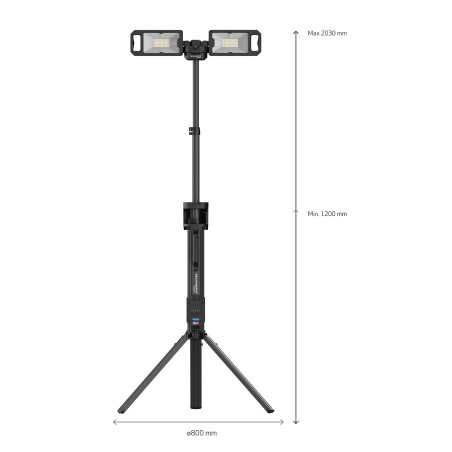 Projecteur - SCANGRIP TOWER 5 CONNECT - 5 000 lm - 18 V Li-ion