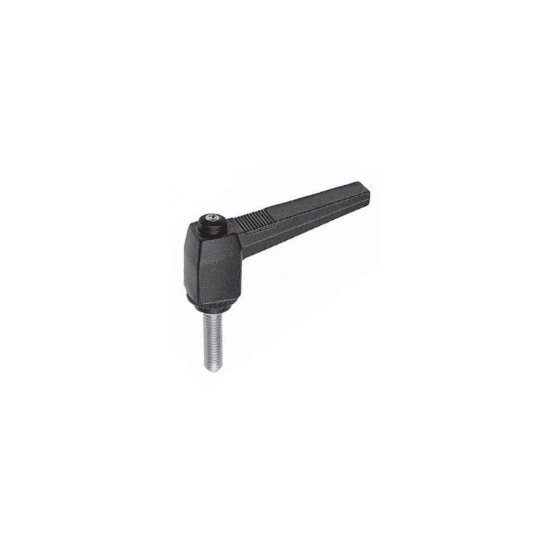 Poignée débrayable filetée - APAAX 635564 - M6 x L 20 mm - plastique Poignée débrayable filetée - APAAX 635564 - M6 x L 20 mm - plastique