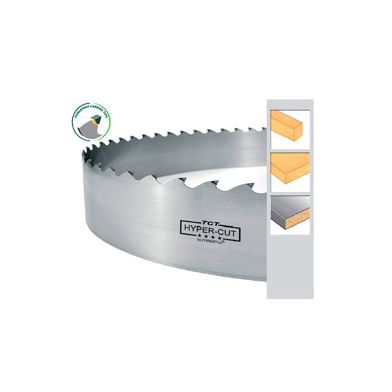 Lame ruban hypercut - FOREZIENNE - 4690x20x1,1 mm - pas 13 mm
