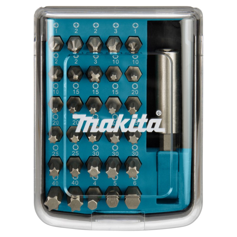 Coffret 30 embouts de vissage - MAKITA D-34936 - porte-embout Coffret 30 embouts de vissage - MAKITA D-34936 - porte-embout