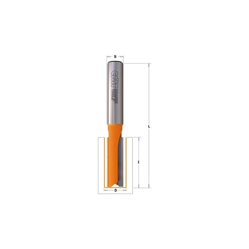 Mèche profil en T - CMT 95000111 - Ø 9,5/4,8 x l 11 x L 54 mm - Q8