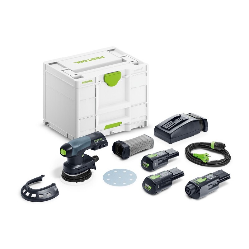 Ponceuse excentrique hybride - FESTOOL ETSC 125 3,0 I-Set 578142 - 18 V - Ø 125 mm Ponceuse excentrique hybride - FESTOOL ETSC 125 3,0 I-Set 578142 - 18 V - Ø 125 mm