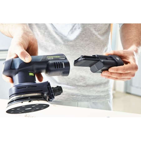 Ponceuse excentrique hybride - FESTOOL ETSC 125 3,0 I-Set 578142 - 18 V - Ø 125 mm