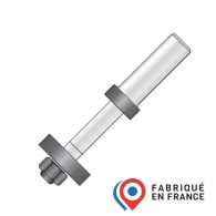 Arbre porte-fraise - ELBÉ 78MR600005 - r 4,76 mm - Ø 19,7 x l 17,5 mm - Q8 pour poignée