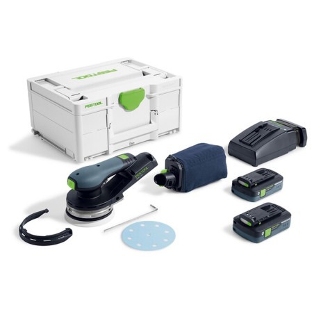 Ponceuse excentrique hybride - FESTOOL ETSC 2 125 4,0 I-Plus 577736  - 18V - Ø 125 mm