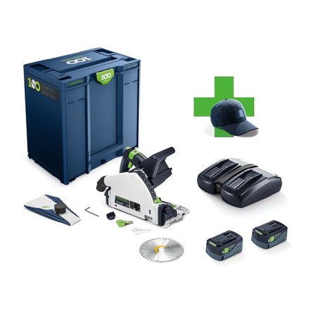 Scie plongeante - FESTOOL TSC 55 KEBI-Plus/XL 578226 - 18 V Li-ion - édition 100 ans