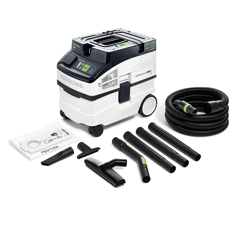 Aspirateur - FESTOOL CT 15 E-Set 578450 - 1200 W - 230 V - 10 l - type L Aspirateur - FESTOOL CT 15 E-Set 578450 - 1200 W - 230 V - 10 l - type L