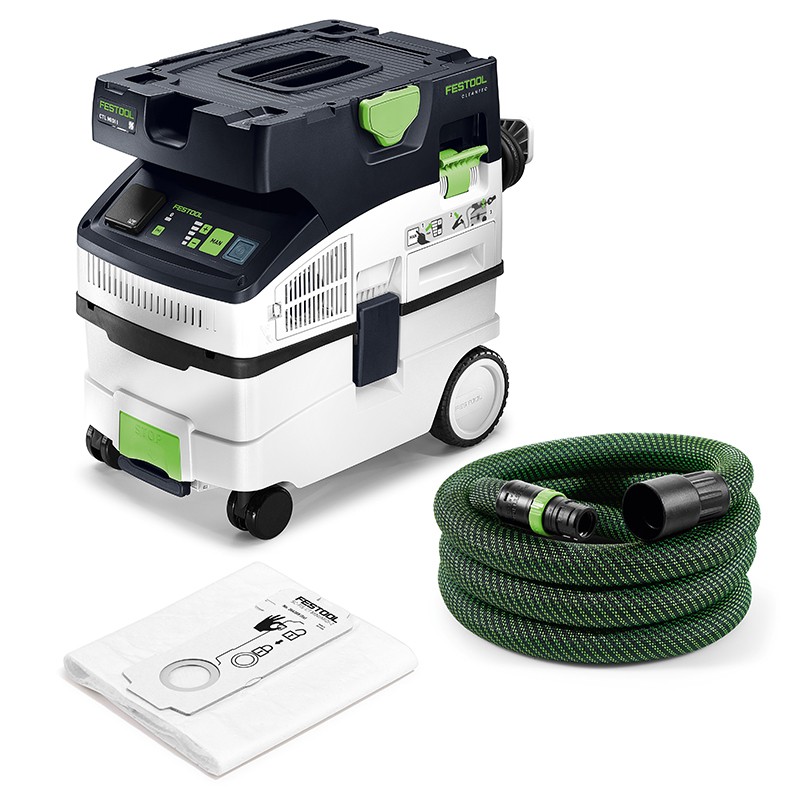 Aspirateur - FESTOOL CTL MIDI I 578309 - 1200 W - 230 V - 15 l - type L Aspirateur - FESTOOL CTL MIDI I 578309 - 1200 W - 230 V - 15 l - type L