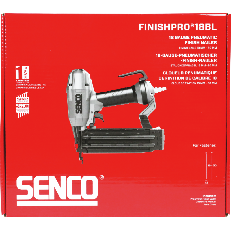 Cloueur à brads - SENCO FinishPro18BL - G18 16-50 mm Cloueur à brads - SENCO FinishPro18BL - G18 16-50 mm