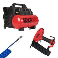 Lot compresseur cloueur - SENCO AC19306BL + FIP18BL + tuyau 6ML
