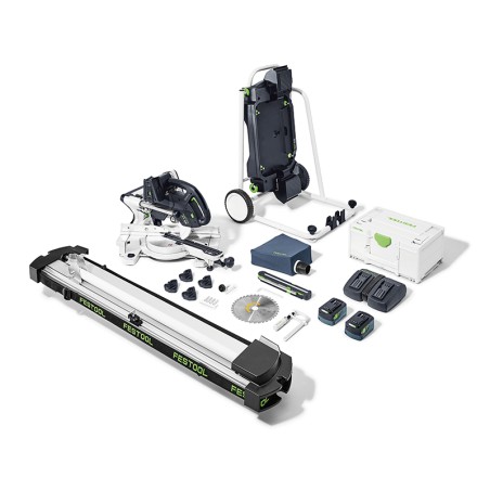 Scie à onglets radiale sans fil - FESTOOL KSC 60 EB 5,0 I-UG-Set 577958 - KAPEX