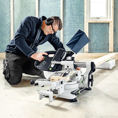 Scie à onglets radiale sans fil - FESTOOL KSC 60 EB 5,0 I-UG-Set 577958 - KAPEX
