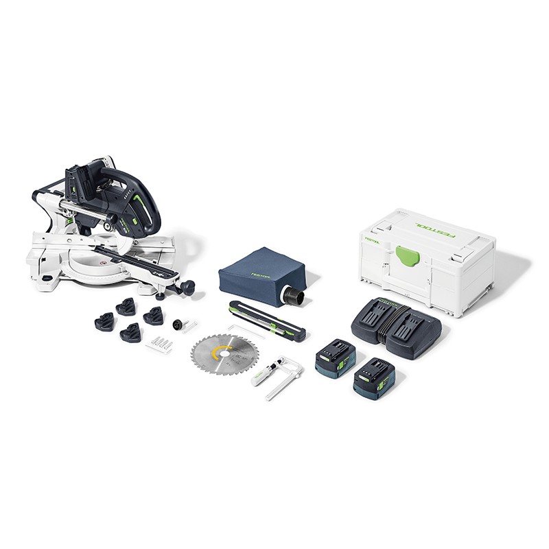 Scie à onglets radiale sans fil - FESTOOL KSC 60 EB 5,0 I-Plus 577954 - KAPEX Scie à onglets radiale sans fil - FESTOOL KSC 60 EB 5,0 I-Plus 577954 - KAPEX