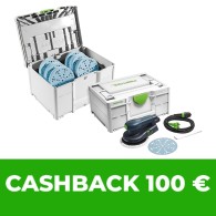Ponceuse - FESTOOL ETS EC 150/5EQ SYS 576272 - 400 W - Ø 150 mm