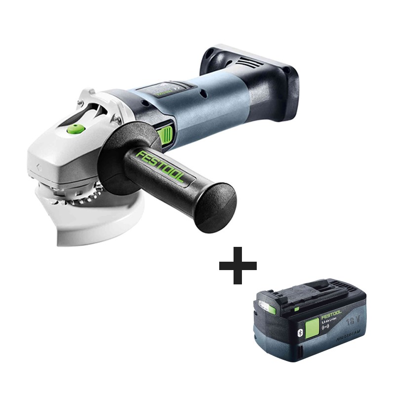 Meuleuse d'angle - FESTOOL AGC 18-125 Li EB-Basic - 18 V - Ø 125 mm Meuleuse d'angle - FESTOOL AGC 18-125 Li EB-Basic - 18 V - Ø 125 mm