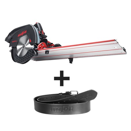 Lot scie circulaire - MAFELL KSS 60 91B101 - 1800 W - 67 mm + Rail Mafell 304365 Offert