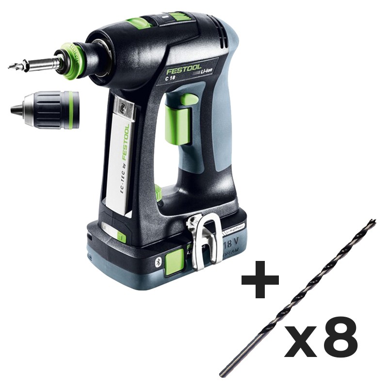Perceuse-visseuse - FESTOOL C18 Promo 4,0 Plus- 18 V Li-ion 576435 Perceuse-visseuse - FESTOOL C18 Promo 4,0 Plus- 18 V Li-ion 576435