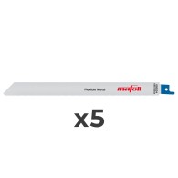 Lame de scie sabre - MAFELL 092624 - RSB-FM225 - métal flexible - 5 lames