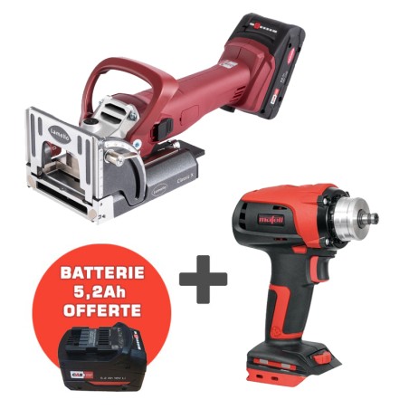 Lot fraiseuse Classic X + perceuse-visseuse A18 - LAMELLO/MAFELL - 18V