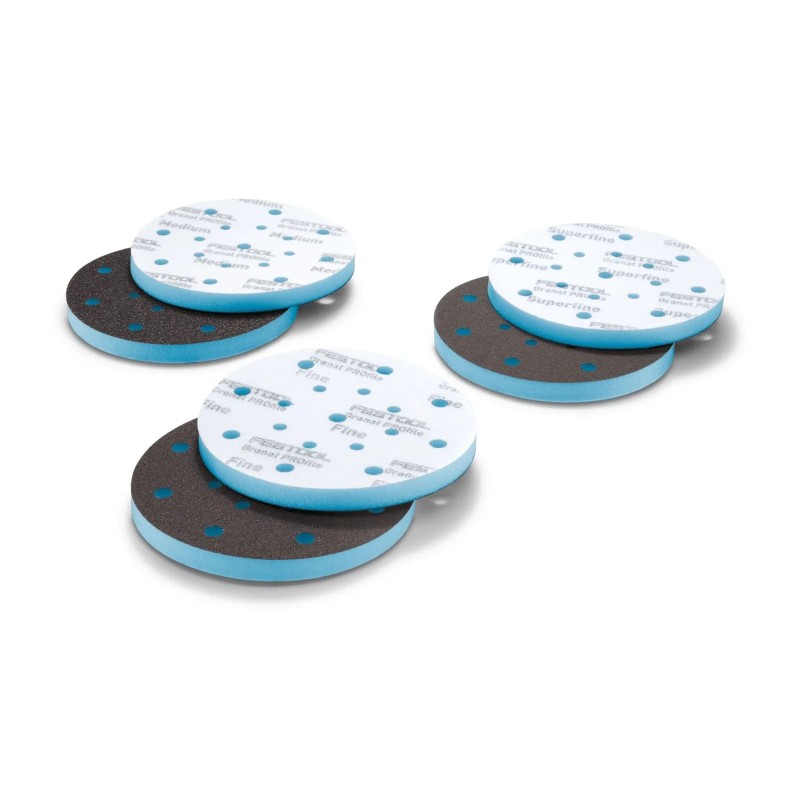Set Abrasif Granat PROfile - FESTOOL 578795 - Ø 150 mm - grain 120-600 - Bte 10