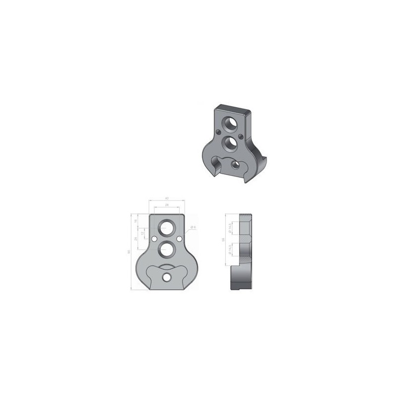 Porte-outils - BOUCHER PBFMUT - pour bédane universel BF - Masterwood