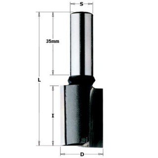 Mèche à défoncer - CMT 17514011 - Ø 14 x l 25 x L 75 mm - Q10