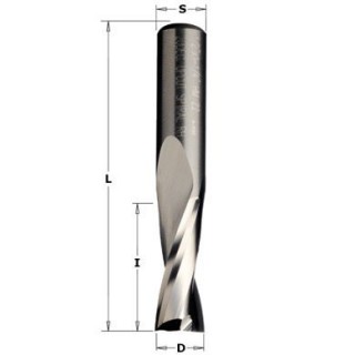 Mèche hélicoidale - CMT 195120111 - Ø 12 x l 35 x L 83 mm - Z2 - Q12 positives avec brise-copeau