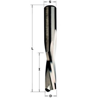Mèche hélicoidale négative - CMT 19208011 - Ø 8 x l 22 x L 70 mm - Z2 - Q8