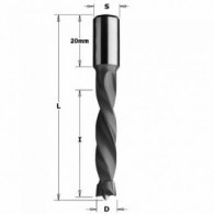 Mèche à tourillon - CMT 30810011 - Ø 10 x L 30/57 mm - Q10 - droite