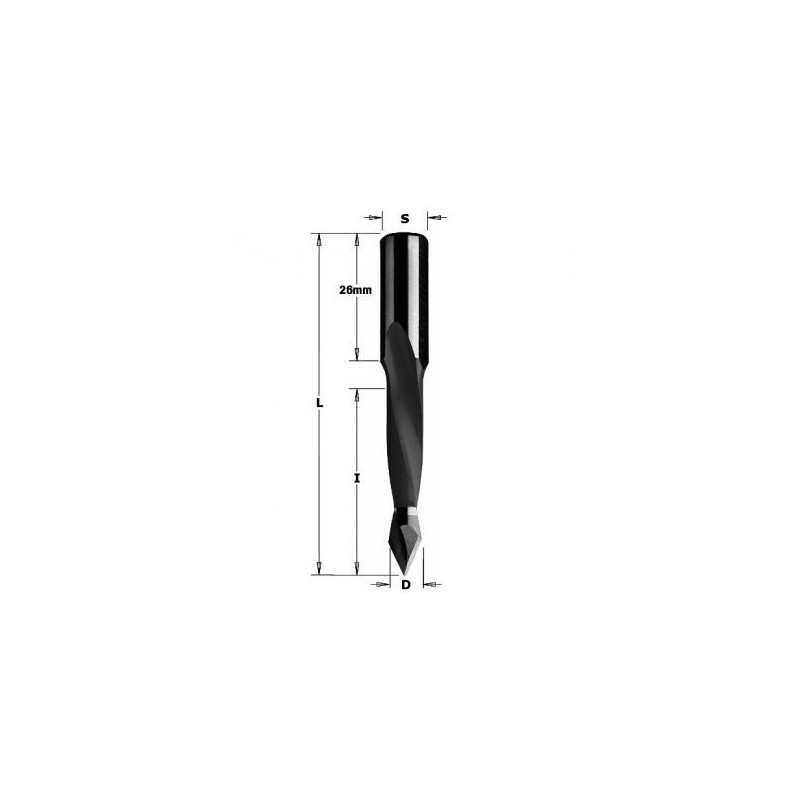 Mèche à percer - CMT 31410011 - Ø 10 x L 35/70 mm - Q10 - droite