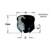 Fraisoir - CMT 31608011 - Ø 18 mm - al 8 mm - HM droite
