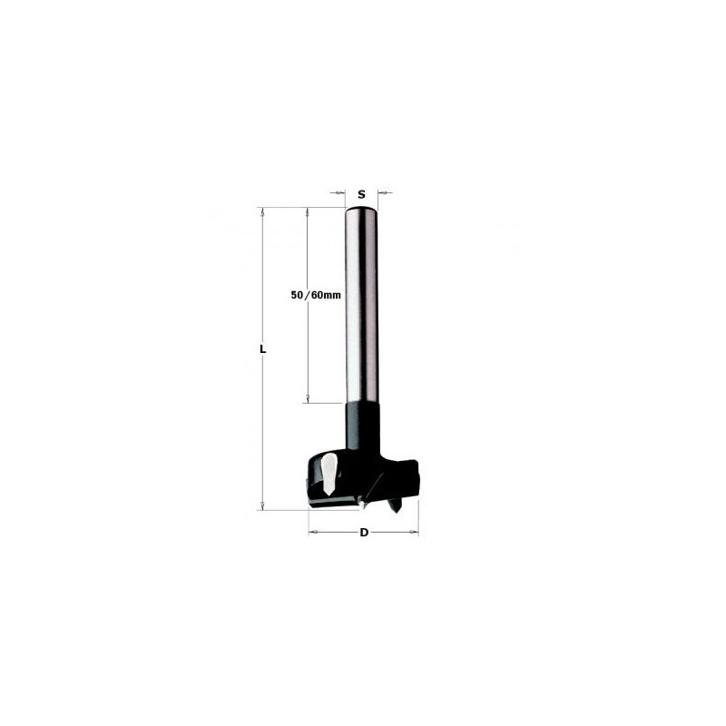 Mèche à façonner - CMT 51222011 - Ø 22 x L 90 mm - Q10 - HM droite