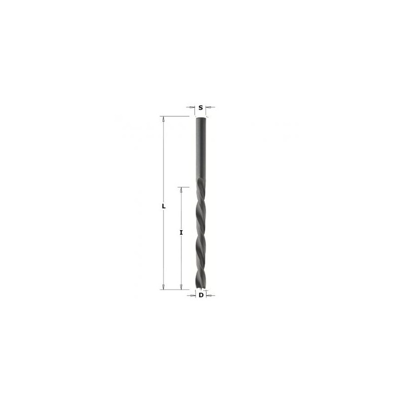 Mèche à percer - CMT 51603552 - Ø 3,5 x L 39/70 mm - HSS gauche