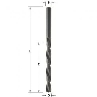 Mèche à percer - CMT 51604052 - Ø 4 x L 43/75 mm - HSS gauche