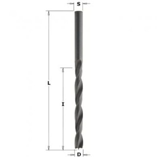 Mèche à percer - CMT 51605051 - Ø 5 x L 52/86 mm - HSS droite