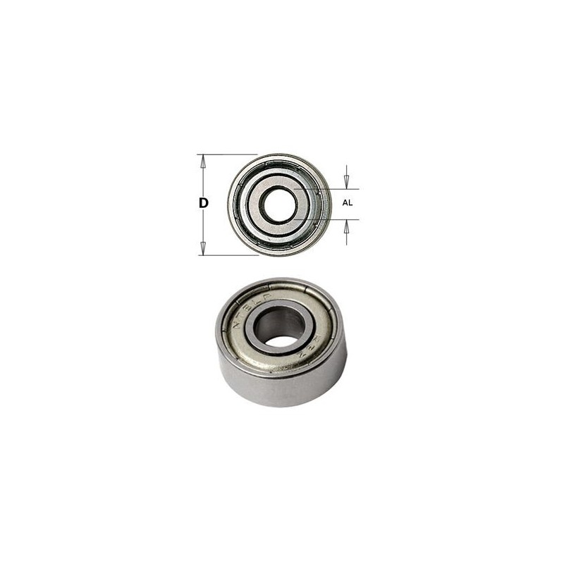 Roulement - CMT 79100600 - Ø 16 x al 5 x ép 5 mm