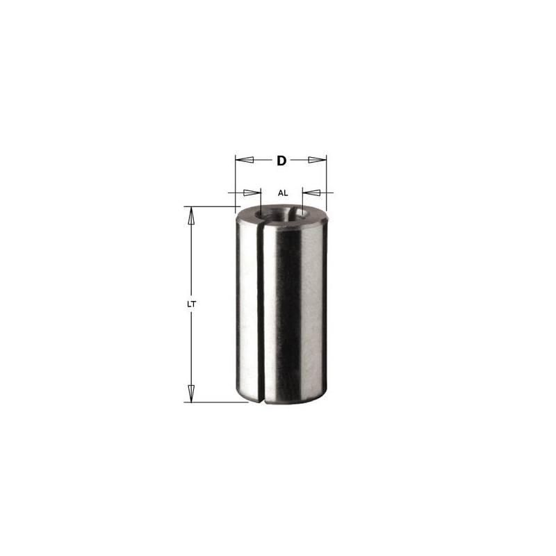 Douille de réduction - CMT 79910000 - Ø 12 x al 10 x L 25 mm
